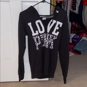 Pink Victoria’s Secret hoodie